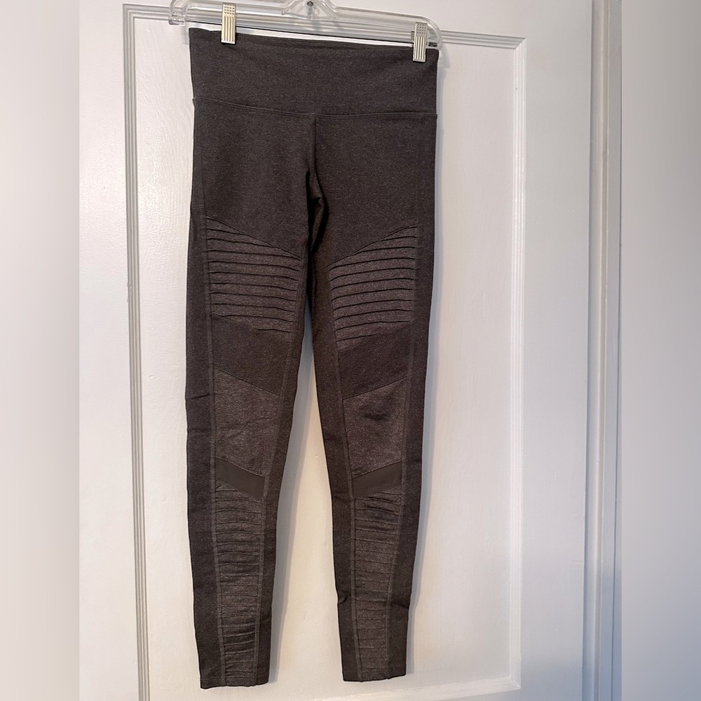 ALO moto leggings gray xs